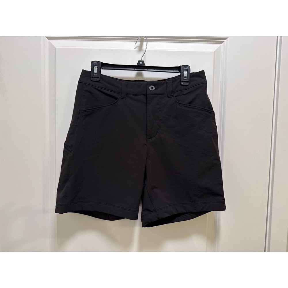 Patagonia Quandary Hiking Short Women 10 Grey Stretch Technical Outdoor 8 Inseam
